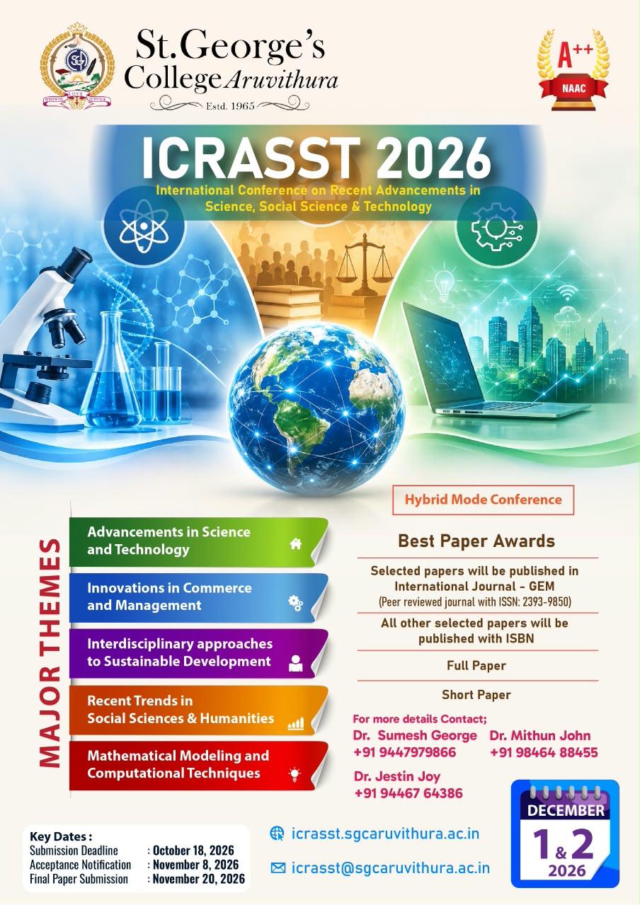 ICRASST 2026 - Coming Up: December 1 - 2, 2026